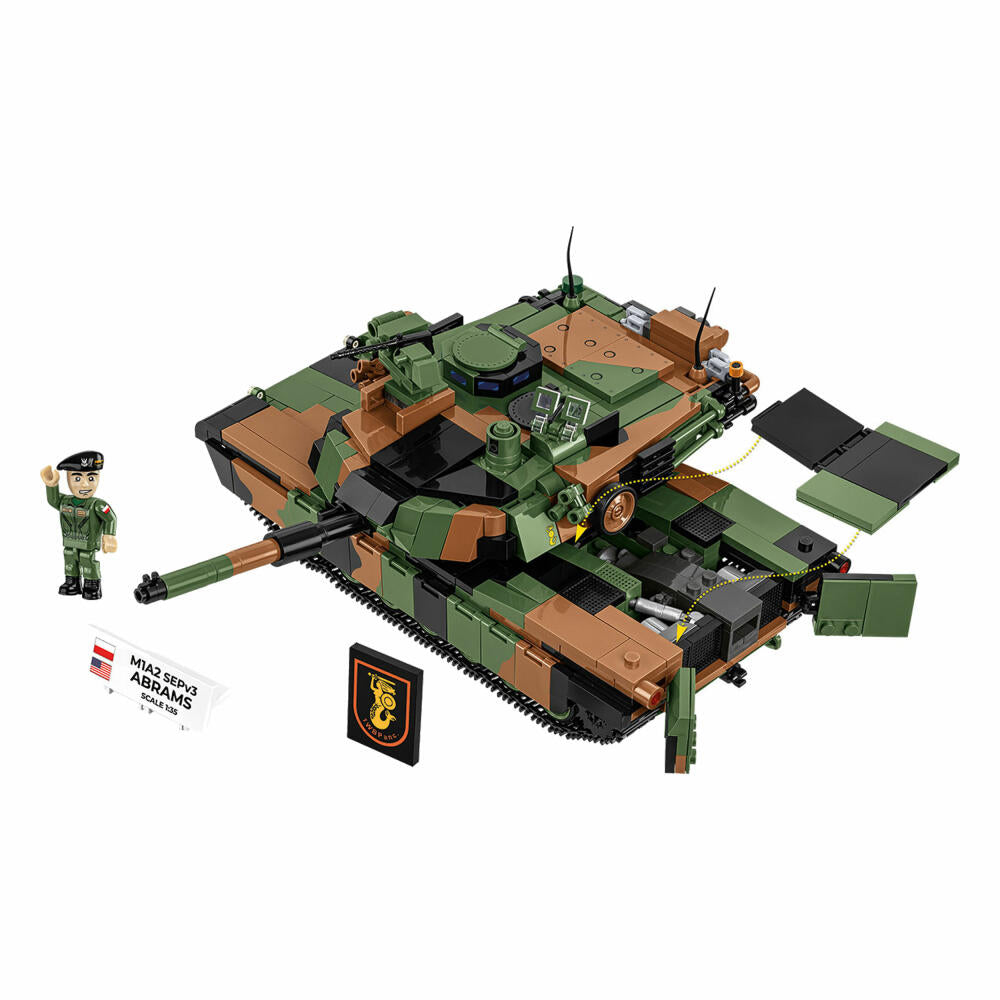 Cobi Klemmbaustein-Set M1A2 Abrams PL, 1065 Teile, 2633