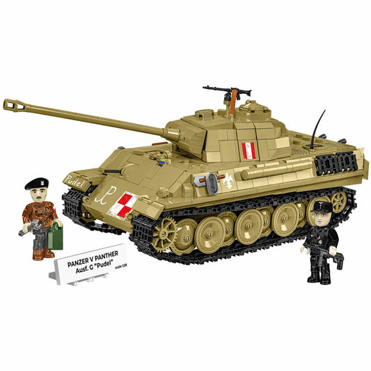Cobi Klemmbaustein-Set Panzer V Panther Ausf. G Pudel, WW2, 1133 Teile, COBI-2655