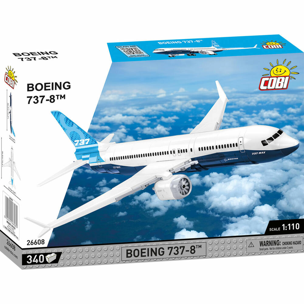 Cobi Klemmbaustein-Set Boeing 787 Dreamliner, Flugzeug, 836 Teile, COBI-26603