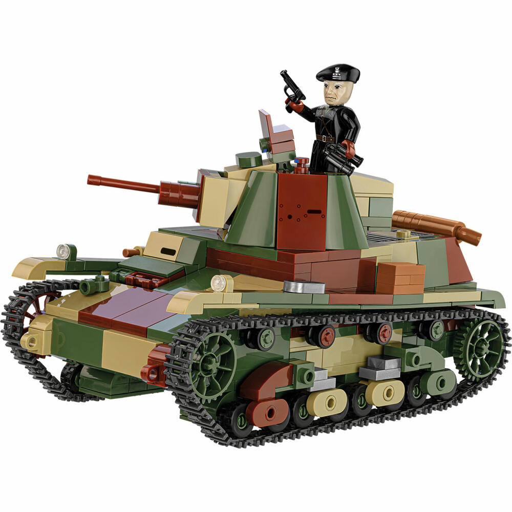 Cobi Klemmbaustein-Set Light Tank 7TP, Panzer, WW2, 669 Teile, COBI-2661