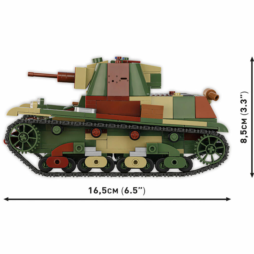 Cobi Klemmbaustein-Set Light Tank 7TP, Panzer, WW2, 669 Teile, COBI-2661