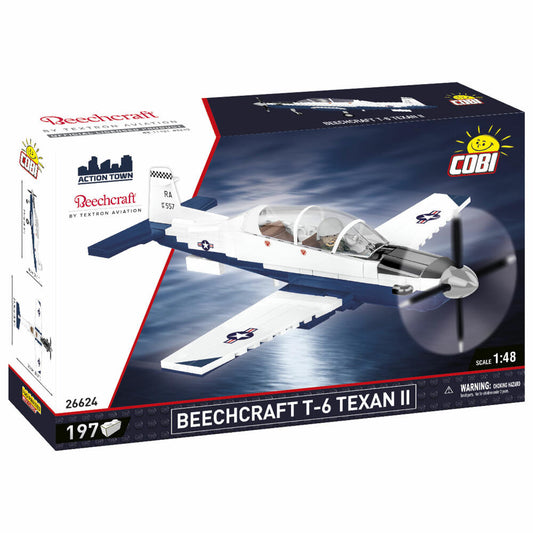Cobi Klemmbaustein-Set Beechcraft T-6 Texan II, Flugzeug, 197 Teile, COBI-26624