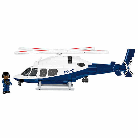 Cobi Klemmbaustein-Set Bell 429 Police, Polizei hubschrauber, 254 Teile, COBI-26630
