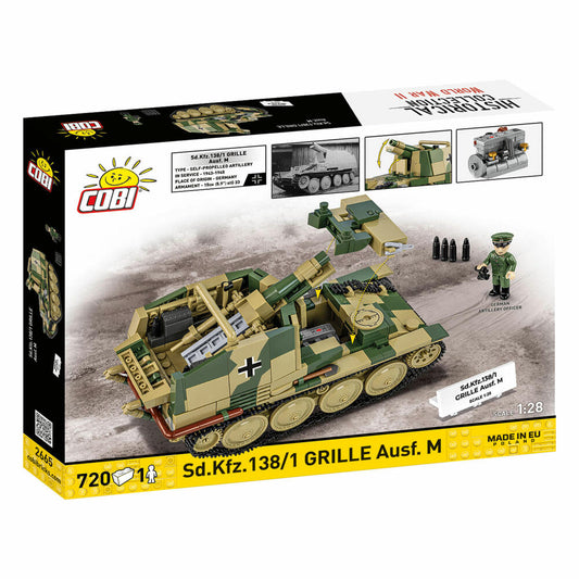 Cobi Klemmbaustein-Set Sturmpanzer 38(T) Grille, 720 Teile, 2665