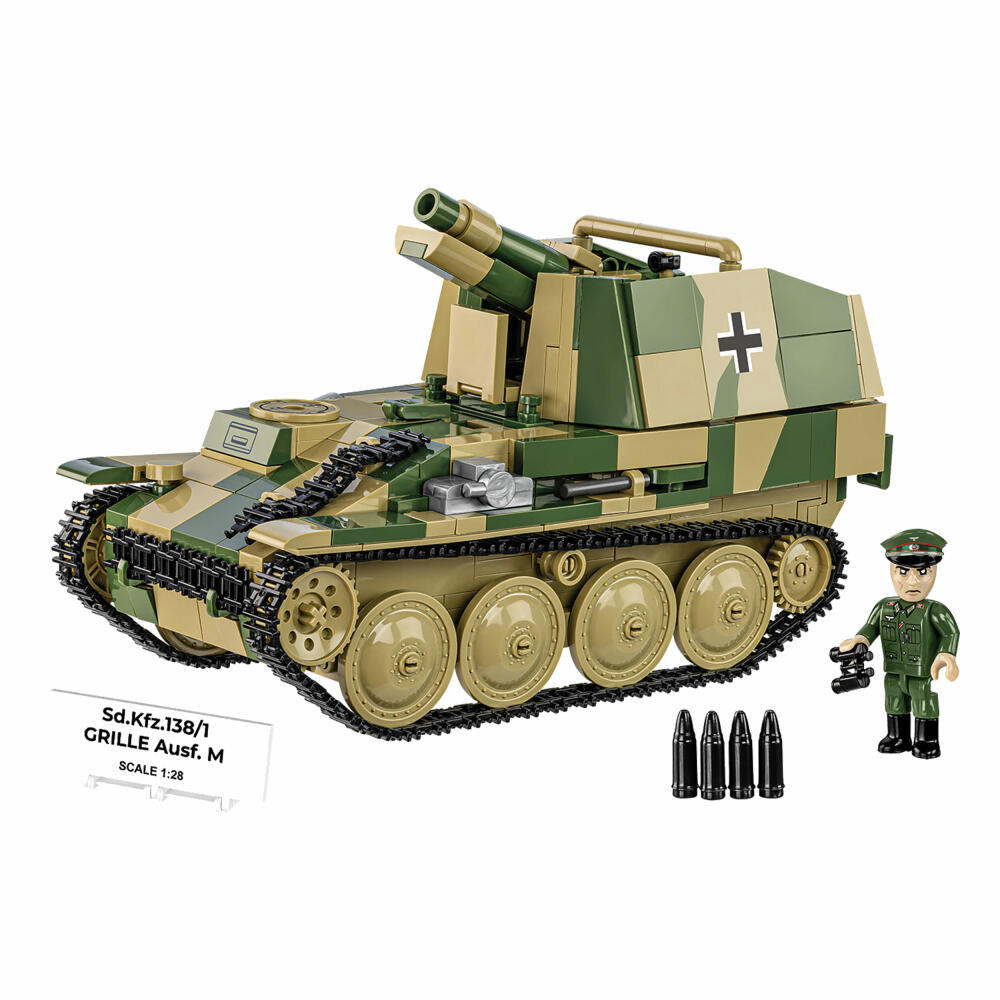 Cobi Klemmbaustein-Set Sturmpanzer 38(T) Grille, 720 Teile, 2665