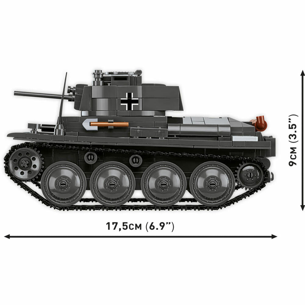 Cobi Klemmbaustein-Set Panzer 38t / CKD LT vz.38, WW2, 690 Teile, COBI-2666