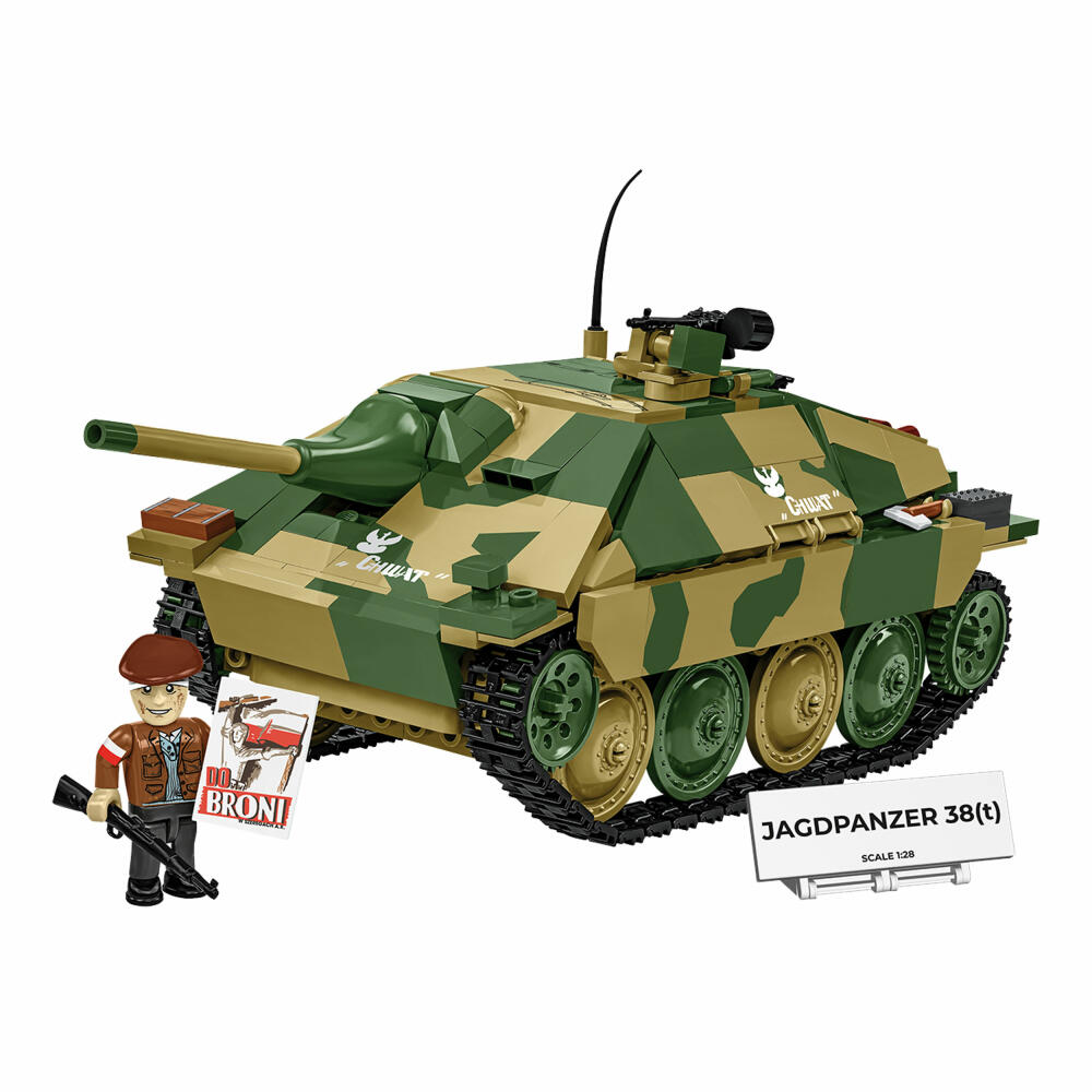 Cobi Klemmbaustein-Set Jagdpanzer 38(T) Brave, 731 Teile, 2670