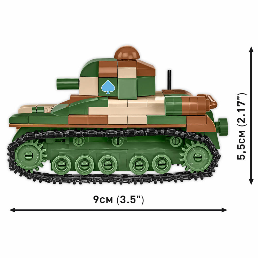 Cobi Klemmbaustein-Set Panzer Renault R-35, WW2, 258 Teile, COBI-2719