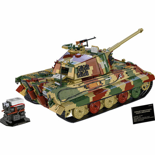 Cobi Klemmbaustein-Set Panzer Tiger II Königstiger, Executive Edition, WW2, 11170 Teile, COBI-2808