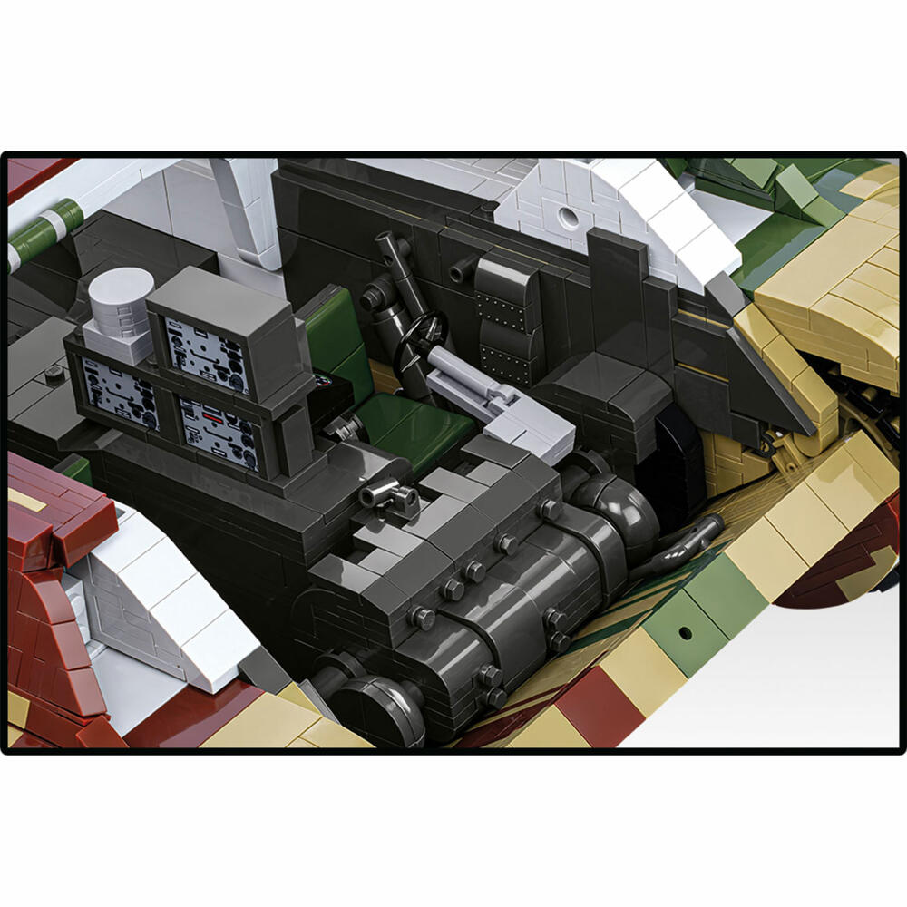 Cobi Klemmbaustein-Set Panzer Tiger II Königstiger, Executive Edition, WW2, 11170 Teile, COBI-2808
