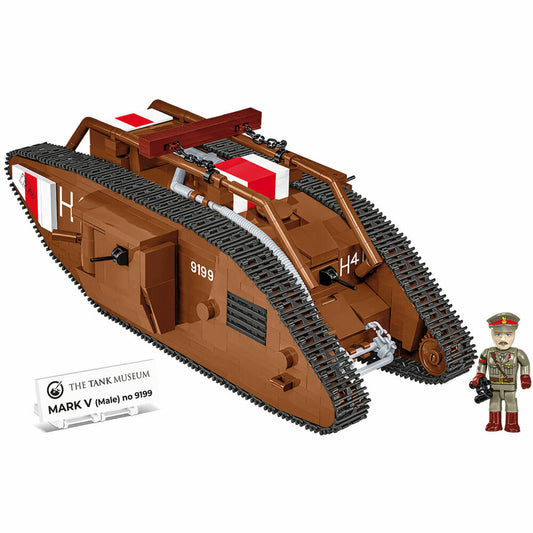 Cobi Klemmbaustein-Set Panzer Mark V Male No. 9199, WW1, 844 Teile, COBI-2995