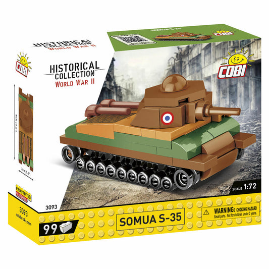 Cobi Klemmbaustein-Set Panzer Somua S-35, WW2, 99 Teile, COBI-3093