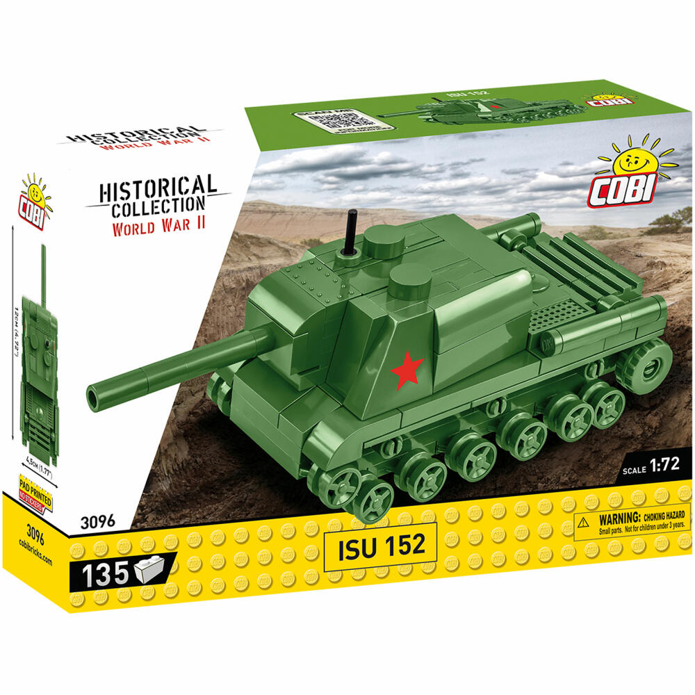 Cobi Klemmbaustein-Set Panzer ISU 152, WW2, 135 Teile, COBI-3096