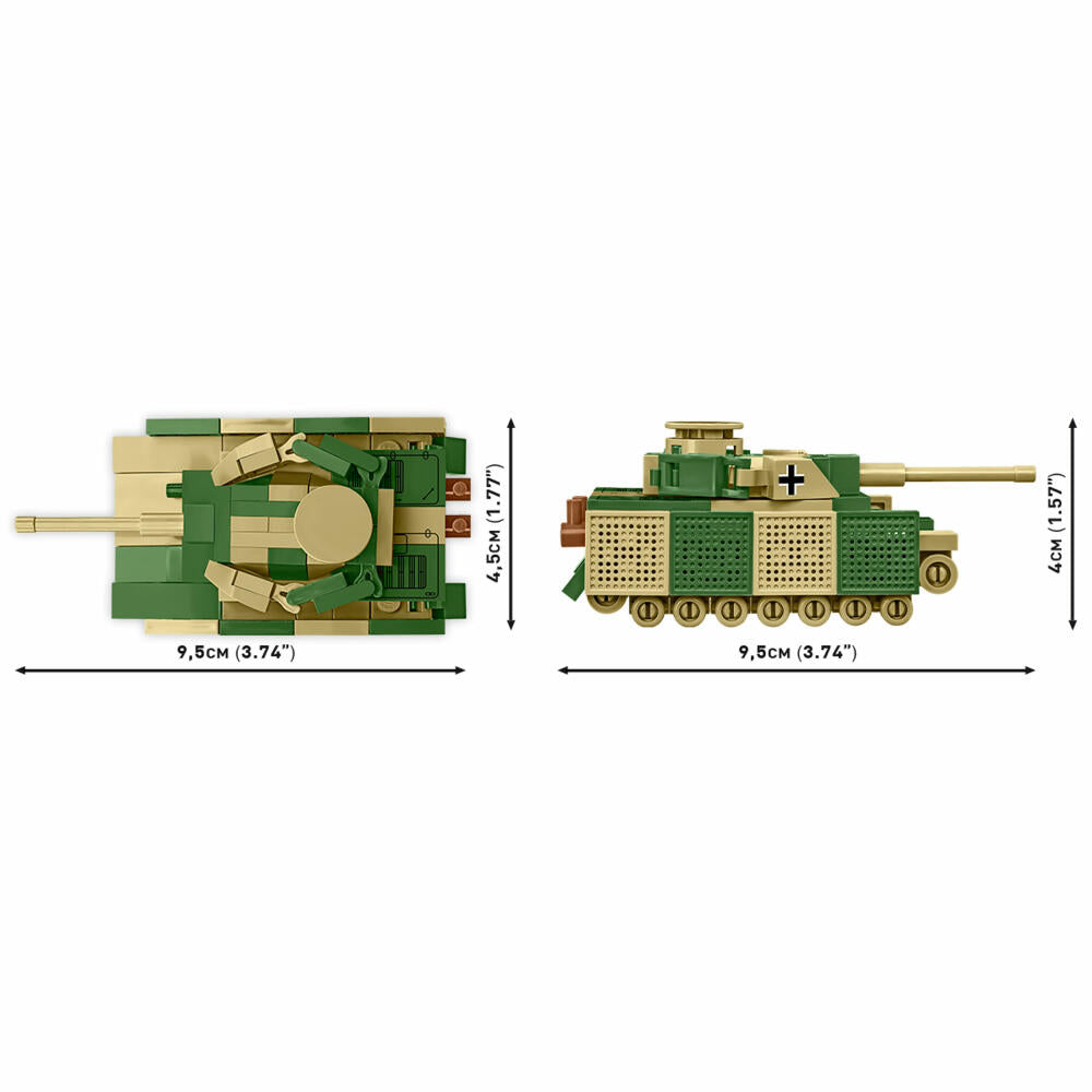 Cobi Klemmbaustein-Set Panzer IV Ausf. J, WW2, 128 Teile, COBI-3097