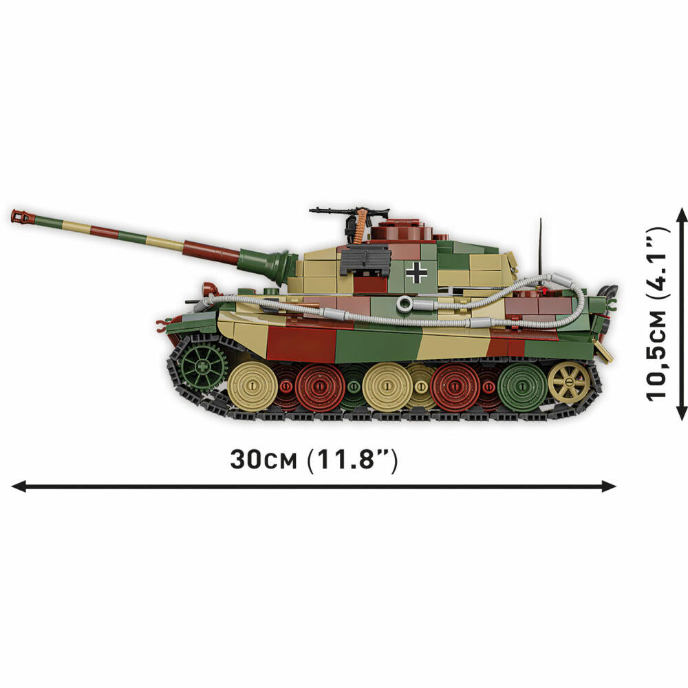 Cobi Klemmbaustein-Set Panzer VI Ausf. B Königstiger, WW2, 802 Teile, COBI-3113