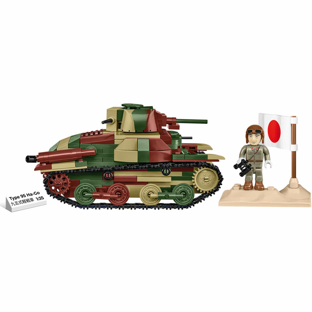 Cobi Klemmbaustein-Set Panzer Type 95 Ha-Go, WW2, 380 Teile, COBI-3115