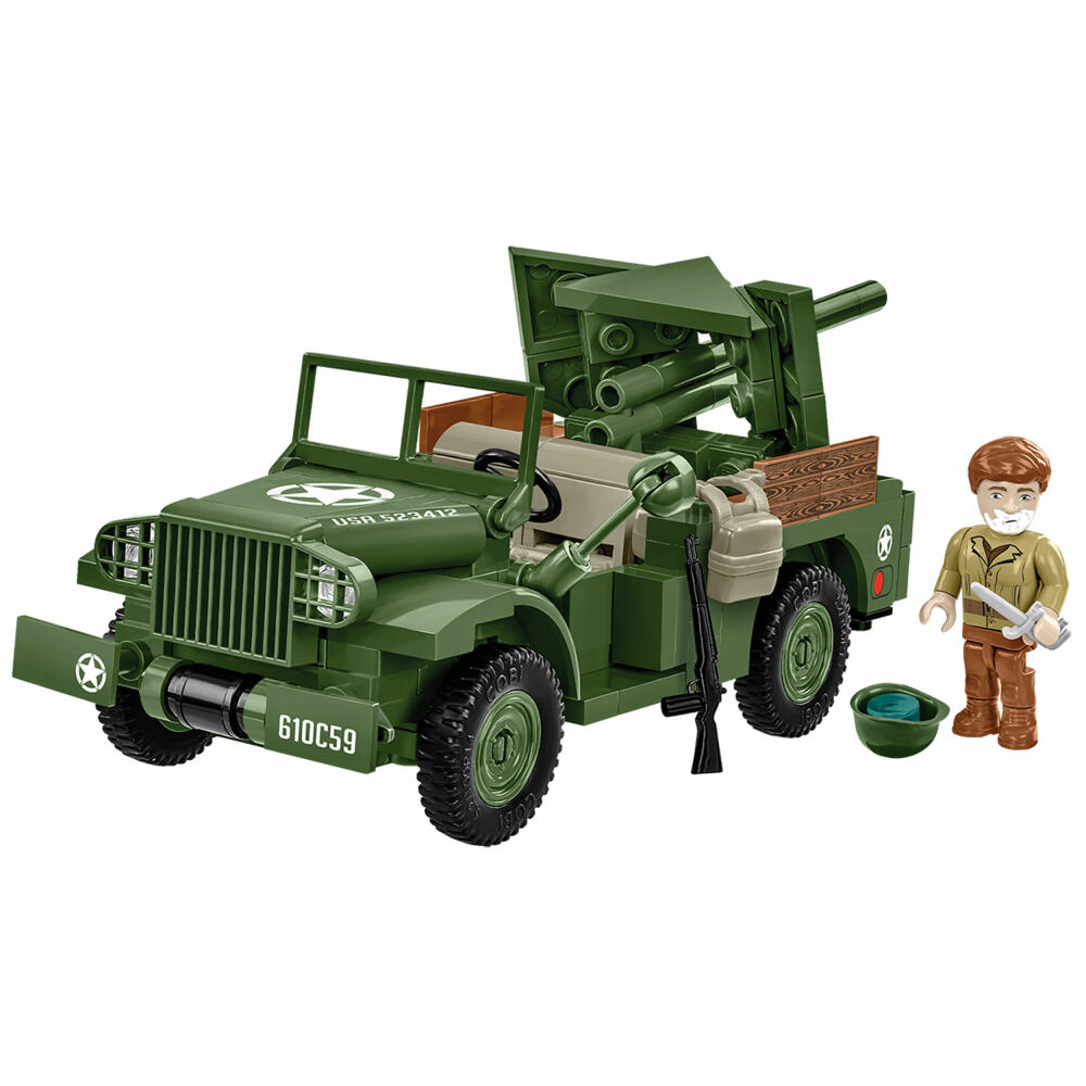 Cobi Klemmbaustein-Set 37 mm GMC M6 Fargo, WW2, 230 Teile, COBI-3116