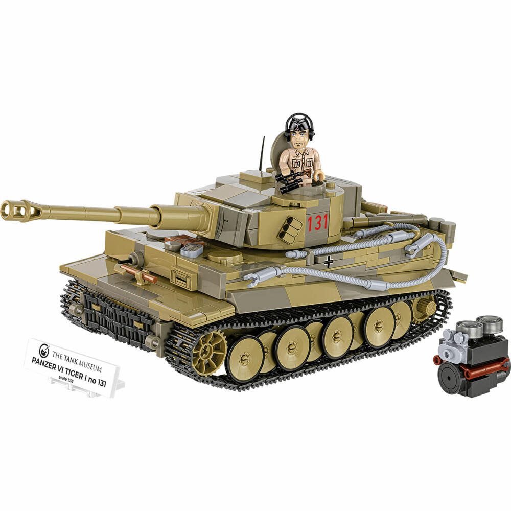 Cobi Klemmbaustein-Set Panzer VI Tiger I No 131, WW2, 865 Teile, COBI-3123