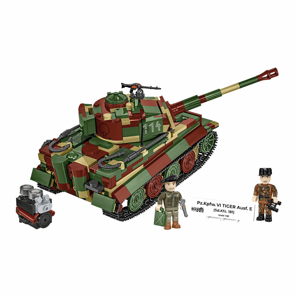 Cobi Klemmbaustein-Set Pz.KpfW. VI Tiger Ausf. E, 870 Teile, 3124