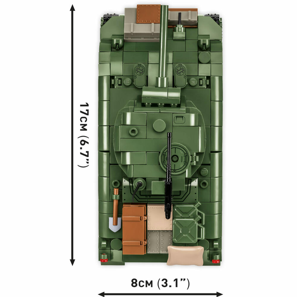 Cobi Klemmbaustein-Set Panzer M4A1 Sherman, WW2, 663 Teile, COBI-3126