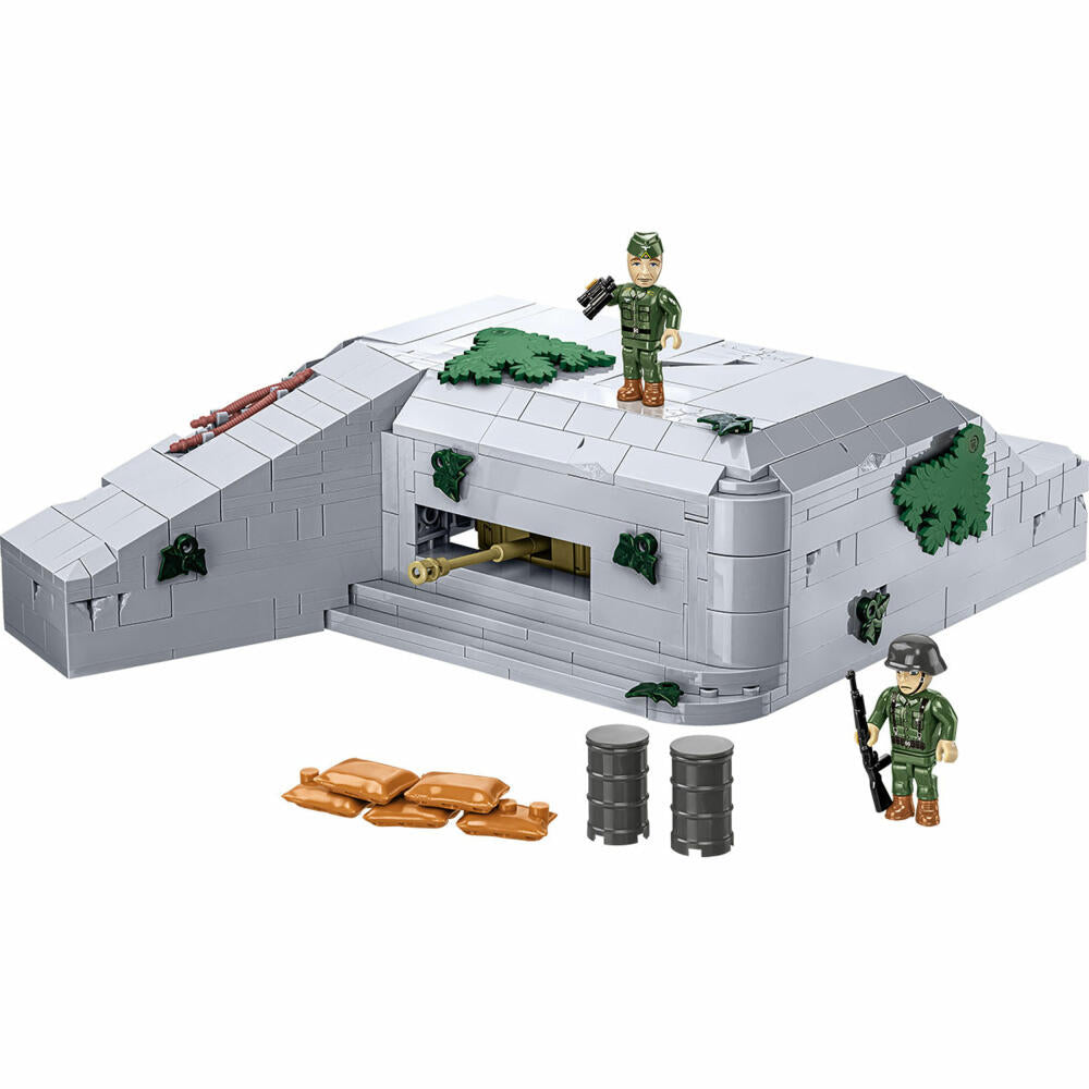 Cobi Klemmbaustein-Set Deutscher Bunker Regelbau 667, WW2, 642 Teile, COBI-3136