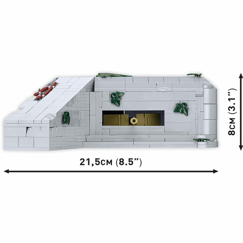 Cobi Klemmbaustein-Set Deutscher Bunker Regelbau 667, WW2, 642 Teile, COBI-3136