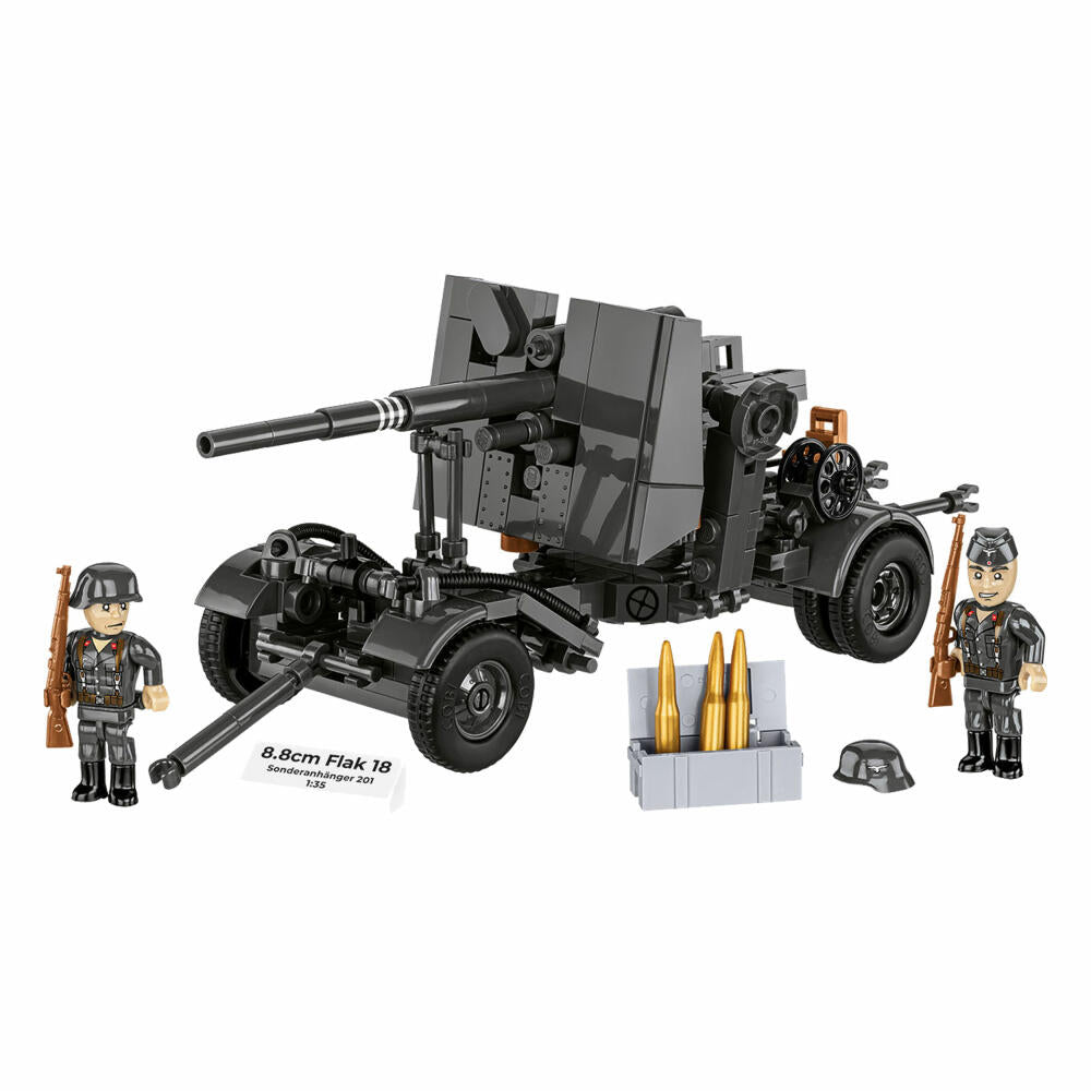 Cobi Klemmbaustein-Set 8.8 cm FLAK mit Anhänger, 360 Teile, 3140