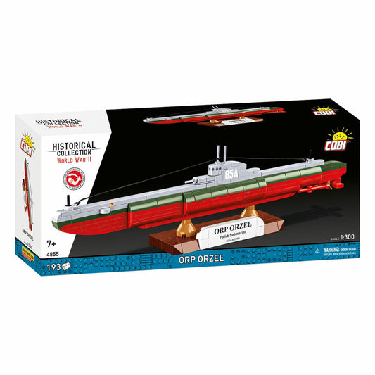 Cobi Klemmbaustein-Set Polnisches U-Boot ORP Orzel, 193 Teile, 4855