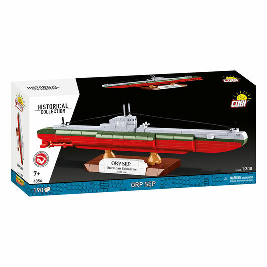 Cobi Klemmbaustein-Set Polnisches U-Boot ORP Sep, 190 Teile, 4856