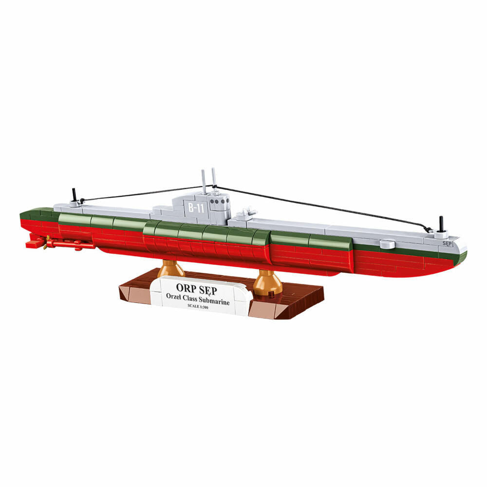 Cobi Klemmbaustein-Set Polnisches U-Boot ORP Sep, 190 Teile, 4856