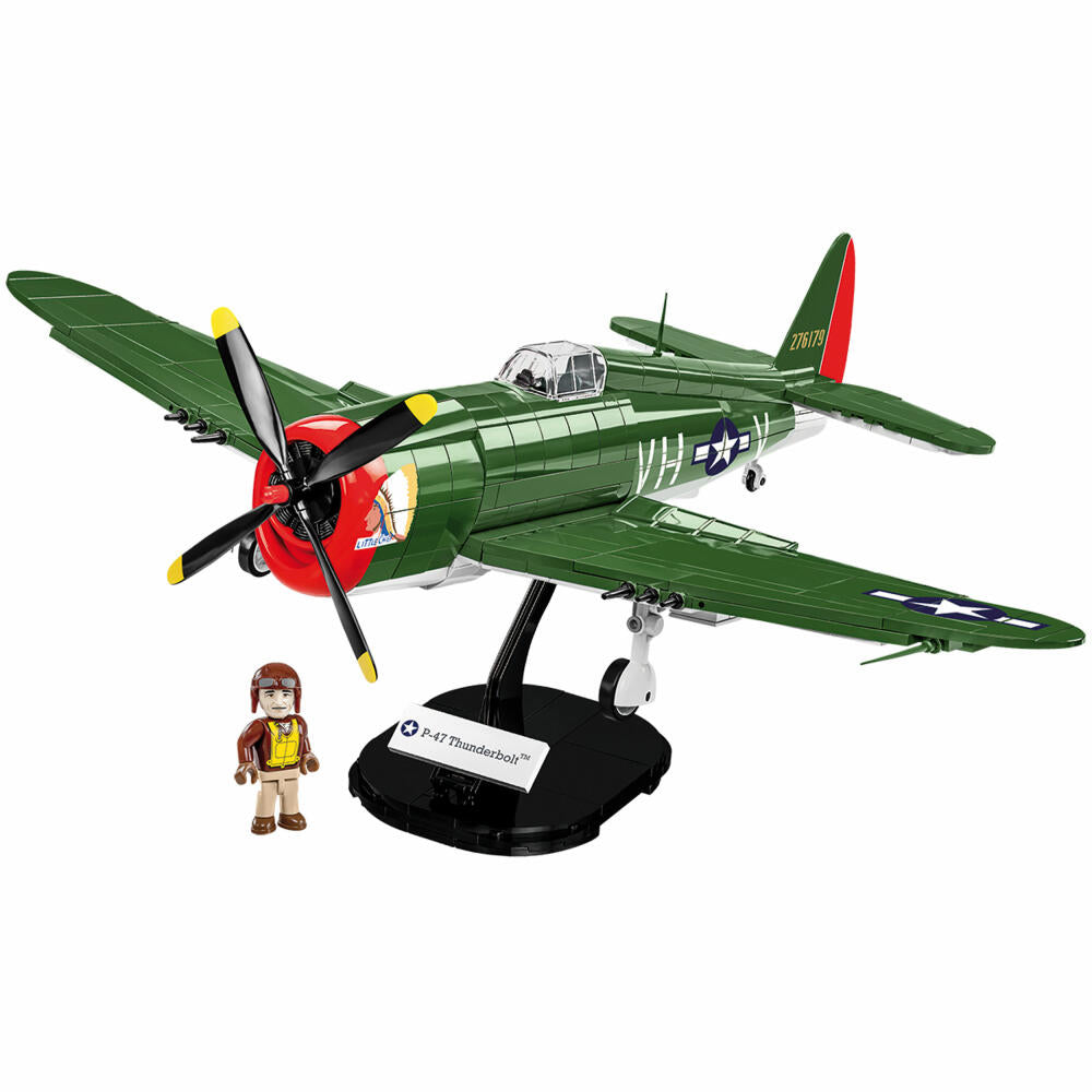 Cobi Klemmbaustein-Set P-47 Thunderbolt, Flugzeug, WW2, 477 Teile, COBI-5737