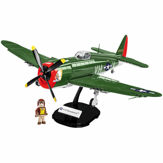 Cobi Klemmbaustein-Set P-47 Thunderbolt, Flugzeug, WW2, 477 Teile, COBI-5737