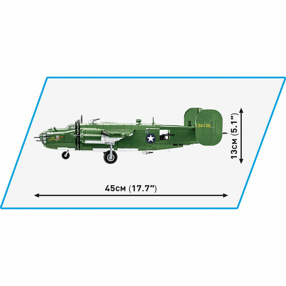 Cobi Klemmbaustein-Set Consolidated B-24 Liberator, Flugzeug, WW2, 1445 Teile, COBI-5739