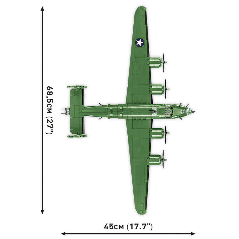 Cobi Klemmbaustein-Set Consolidated B-24 Liberator, Flugzeug, WW2, 1445 Teile, COBI-5739