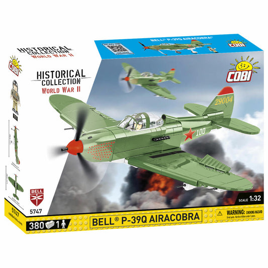 Cobi Klemmbaustein-Set Bell P-39D Airacobra UDSSR, Flugzeug, WW2, 380 Teile, COBI-5747