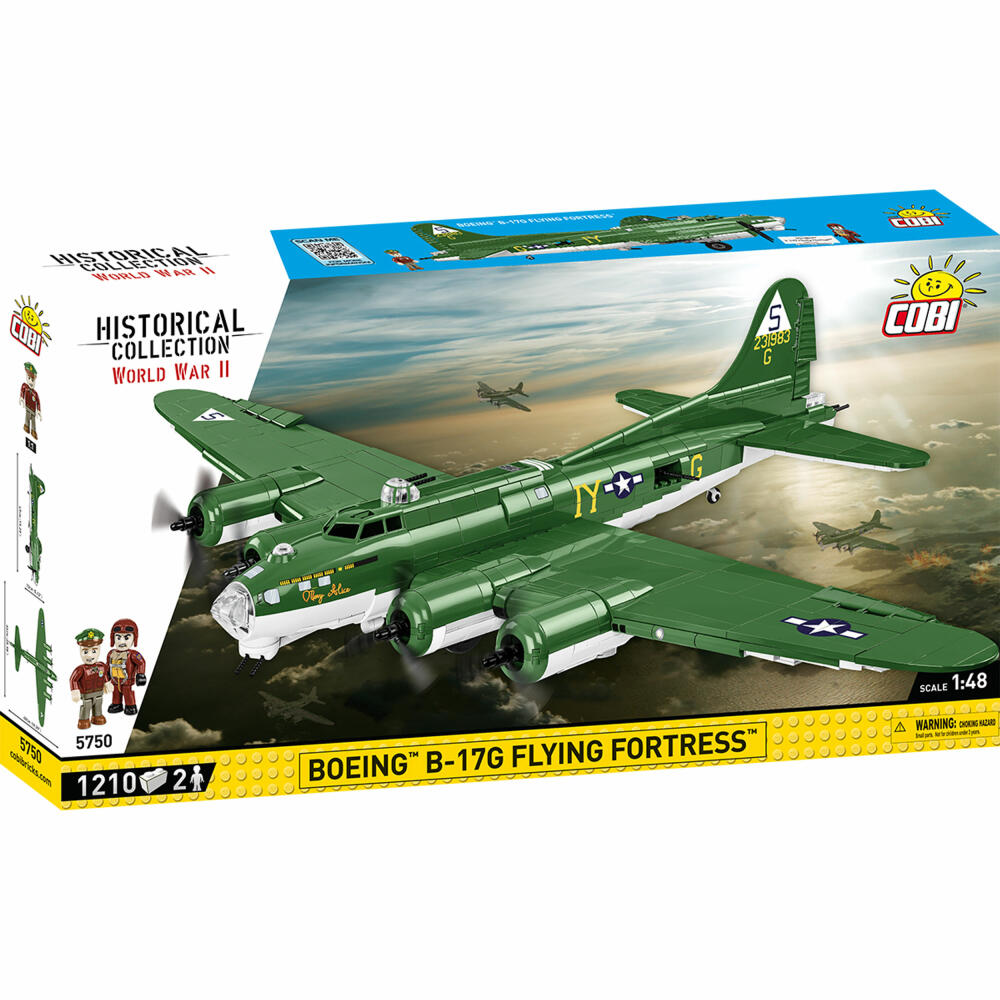 Cobi Klemmbaustein-Set Boeing B-17G Flying Fortress, Flugzeug, WW2, 1210 Teile, COBI-5750
