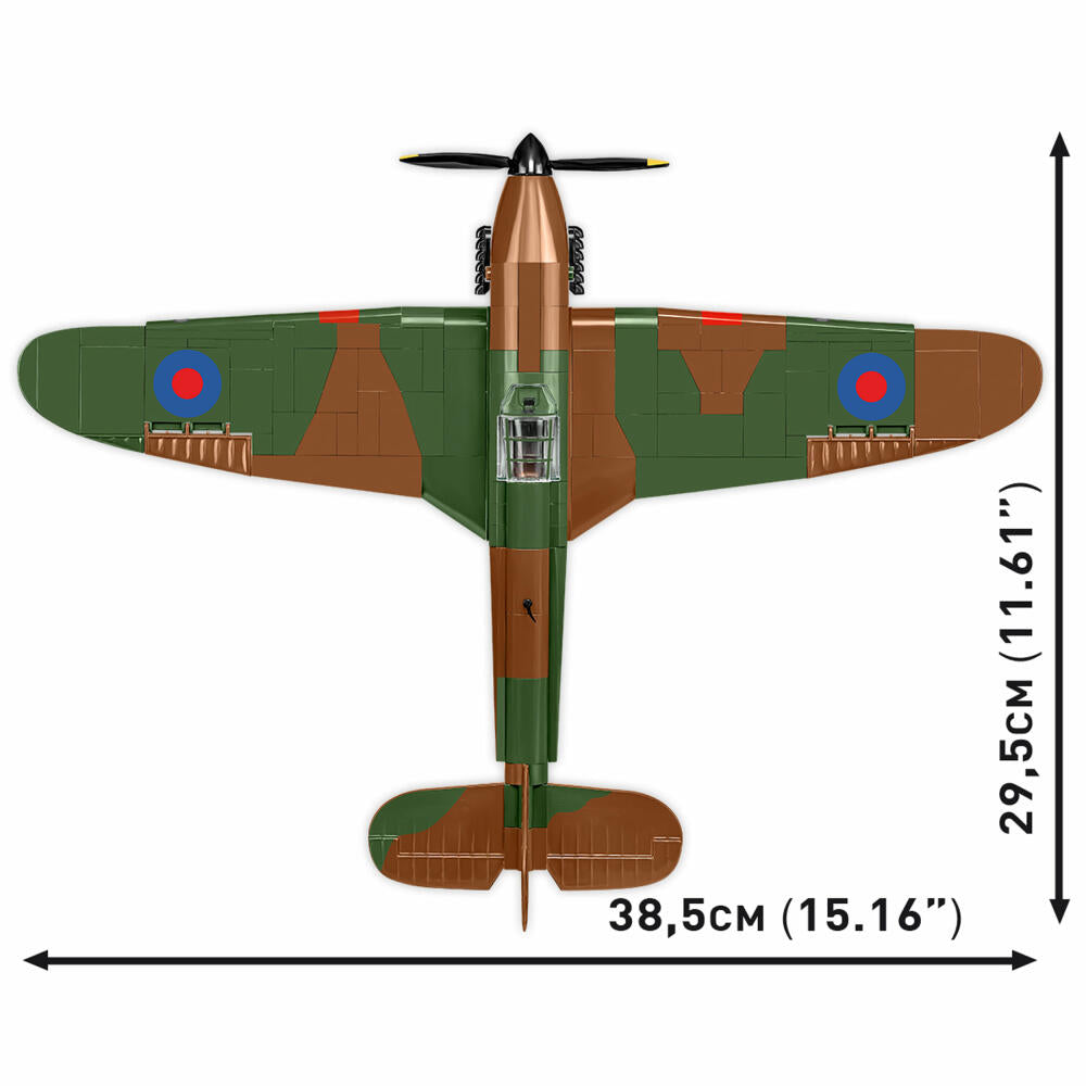 Cobi Klemmbaustein-Set Hawker Hurricane No. 302 Sqn. RAF, Flugzeug, WW2, 375 Teile, COBI-5762