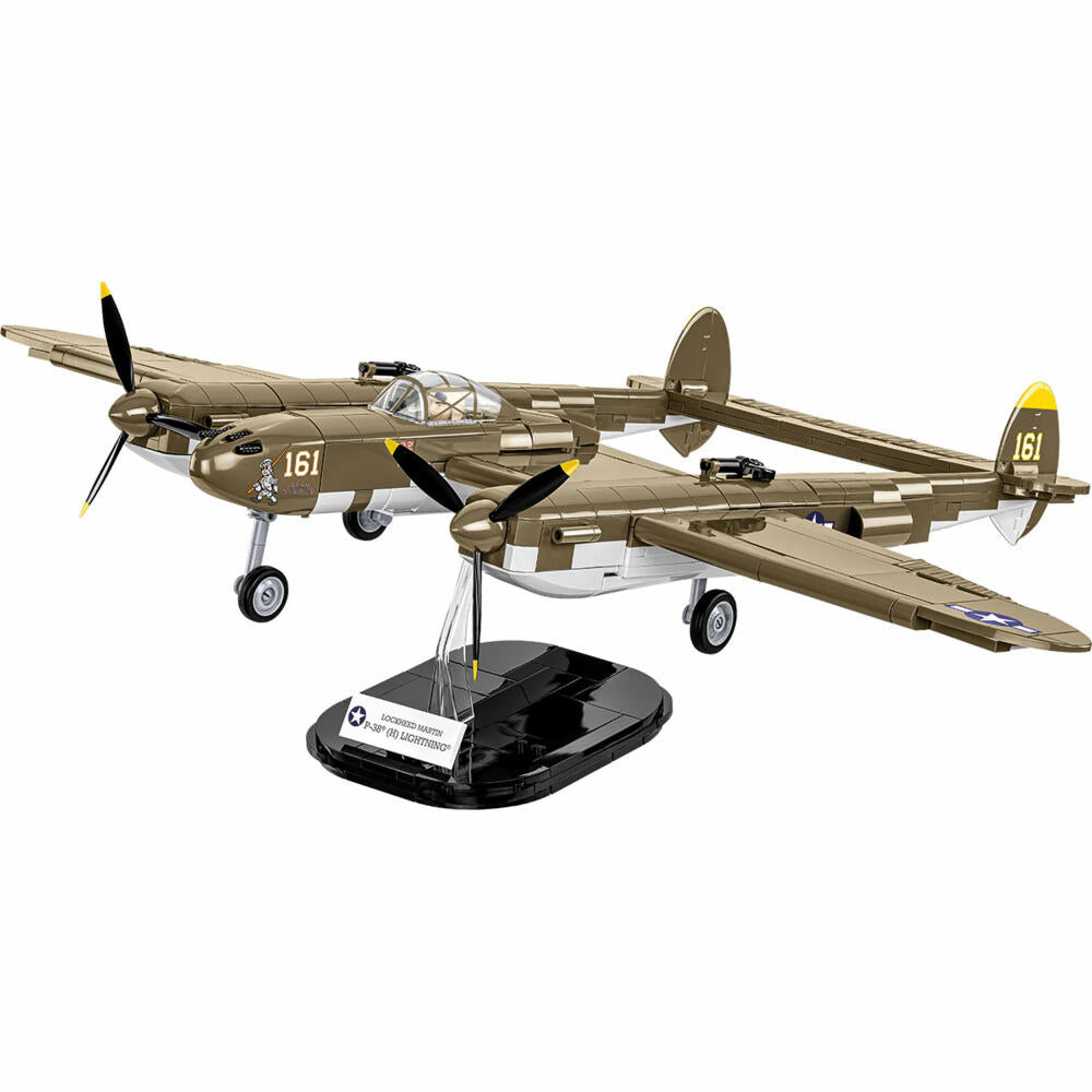 Cobi Klemmbaustein-Set Lockheed P-38H Lightning, Flugzeug, WW2, 652 Teile, COBI-5763