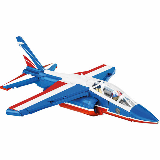 Cobi Klemmbaustein-Set Alpha Jet Patrouille de France, Flugzeug, 543 Teile, COBI-5841A