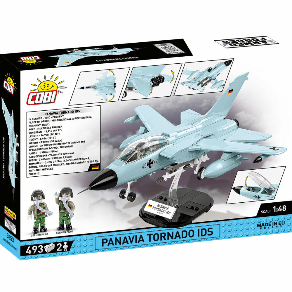 Cobi Klemmbaustein-Set Panavia Tornado IDS, Flugzeug, 493 Teile, COBI-5853
