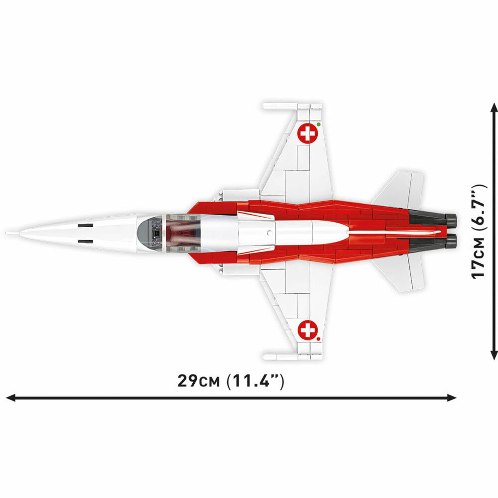 Cobi Klemmbaustein-Set Northrop F-5E Tiger II Swiss, Flugzeug, 351 Teile, COBI-5857