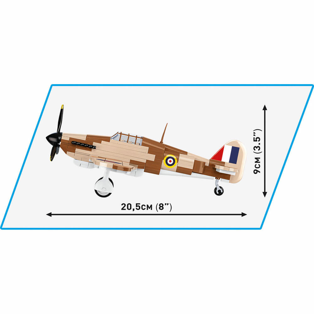 Cobi Klemmbaustein-Set Hawker Hurricane Mk.1, Flugzeug, WW2, 138 Teile, COBI-5866
