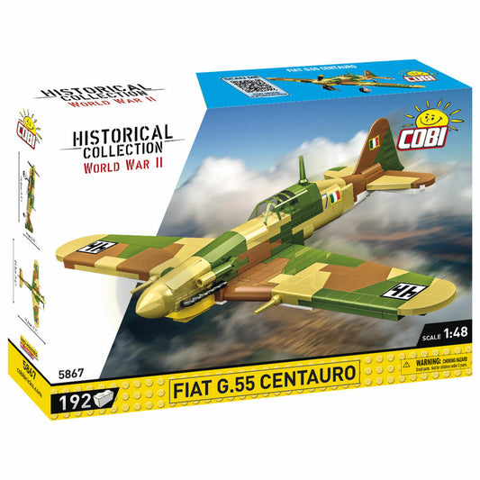 Cobi Klemmbaustein-Set Fiat G.55 Centauro, Flugzeug, WW2, 192 Teile, COBI-5867
