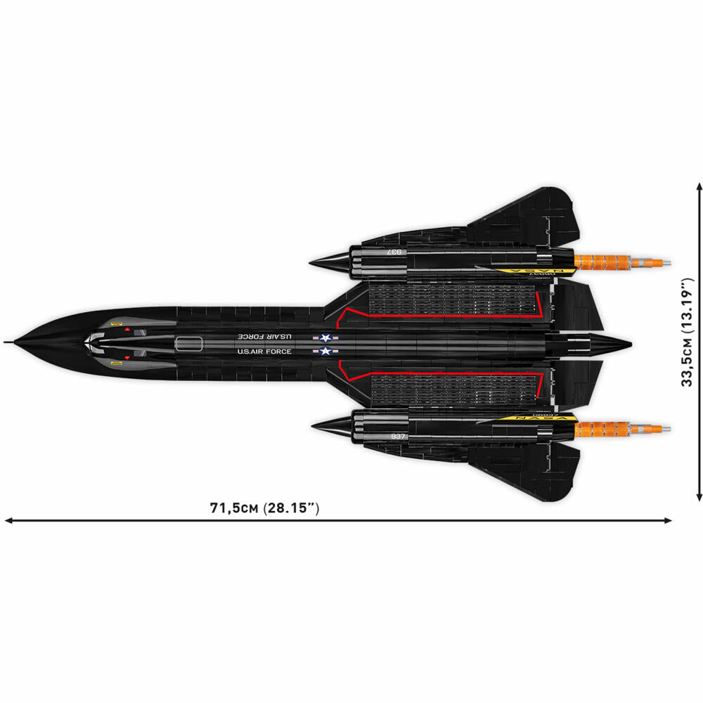 Cobi Klemmbaustein-Set Lockheed SR-71 Blackbird Executive Edition, Flugzeug, 1424 Teile, COBI-5890