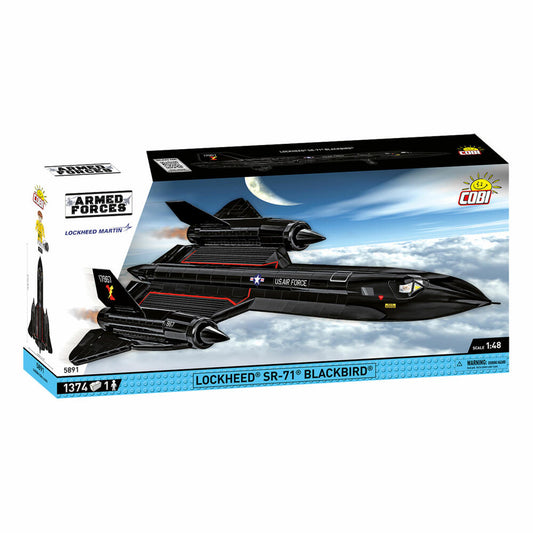 Cobi Klemmbaustein-Set Lockheed SR-71 Blackbird, 1374 Teile, 5891