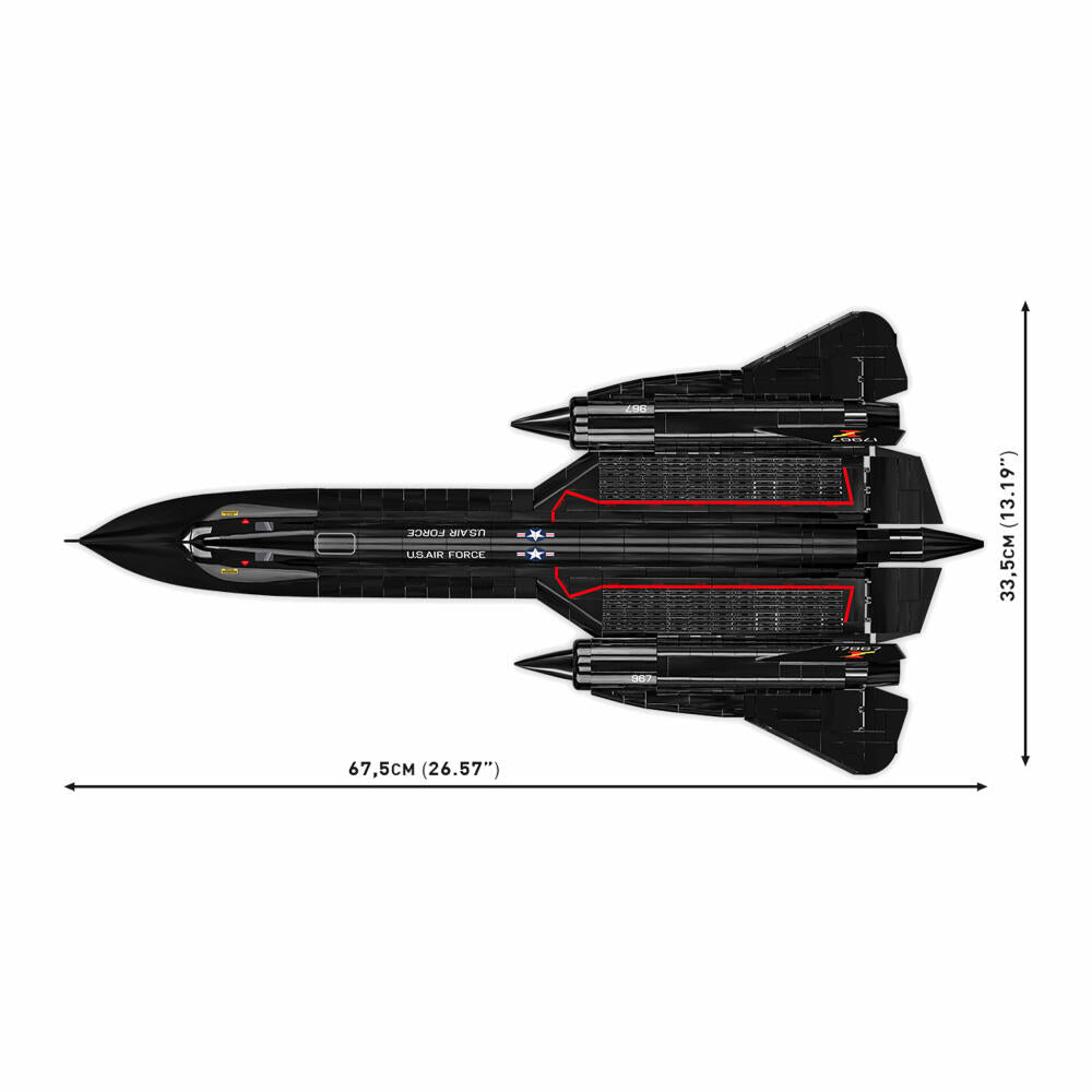 Cobi Klemmbaustein-Set Lockheed SR-71 Blackbird, 1374 Teile, 5891