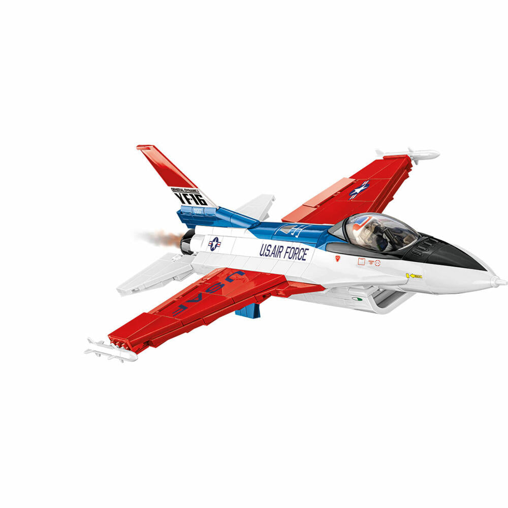 Cobi Klemmbaustein-Set F-16 / YF-16 First Flight 1974, Flugzeug, 375 Teile, COBI-5892