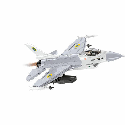 Cobi Klemmbaustein-Set F-16AM Fighting Falcon Ukraine, Flugzeug, 500 Teile, COBI-5893
