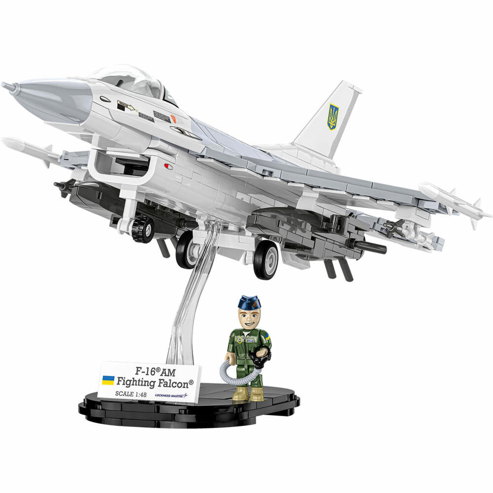 Cobi Klemmbaustein-Set F-16AM Fighting Falcon Ukraine, Flugzeug, 500 Teile, COBI-5893