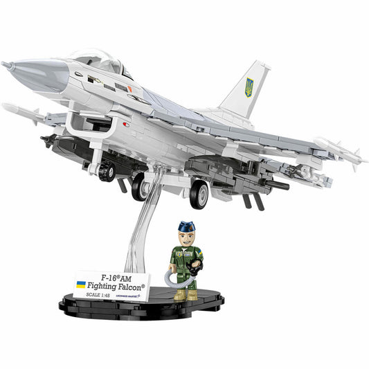Cobi Klemmbaustein-Set F-16AM Fighting Falcon Ukraine, Flugzeug, 500 Teile, COBI-5893